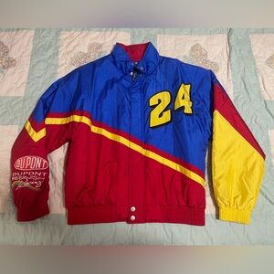 WOW Vintage NASCAR Chase Authentics 90’s Jeff Gordon Puffer Jacket Coat XL